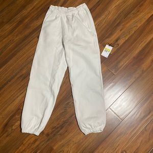 White Nike women’s sweatpants size Small